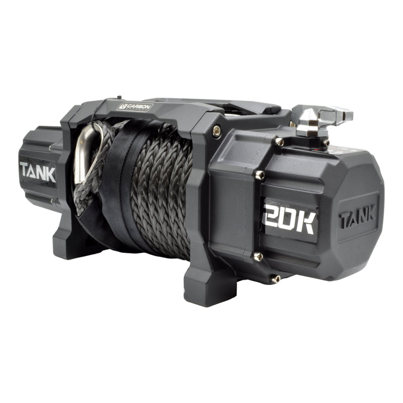 Load image into Gallery viewer, Carbon Tank 20000lb Truck Winch Kit IP68 12V - CW-TK20 9
