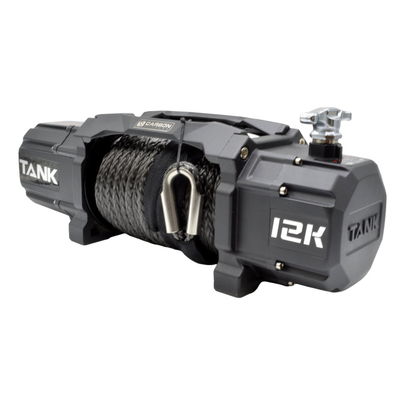 Load image into Gallery viewer, Carbon Tank 12000lb 4x4 Winch Kit IP68 12V - CW-TK12 7
