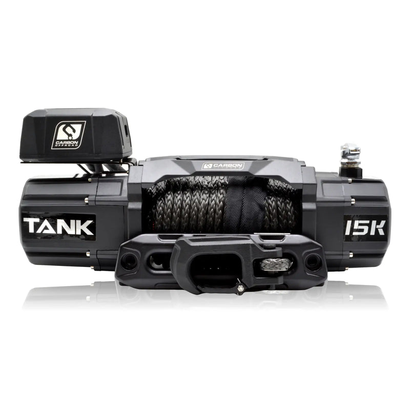 Load image into Gallery viewer, Carbon Tank 15000lb Large 4x4 Winch Kit IP68 12V - CW-TK15 8
