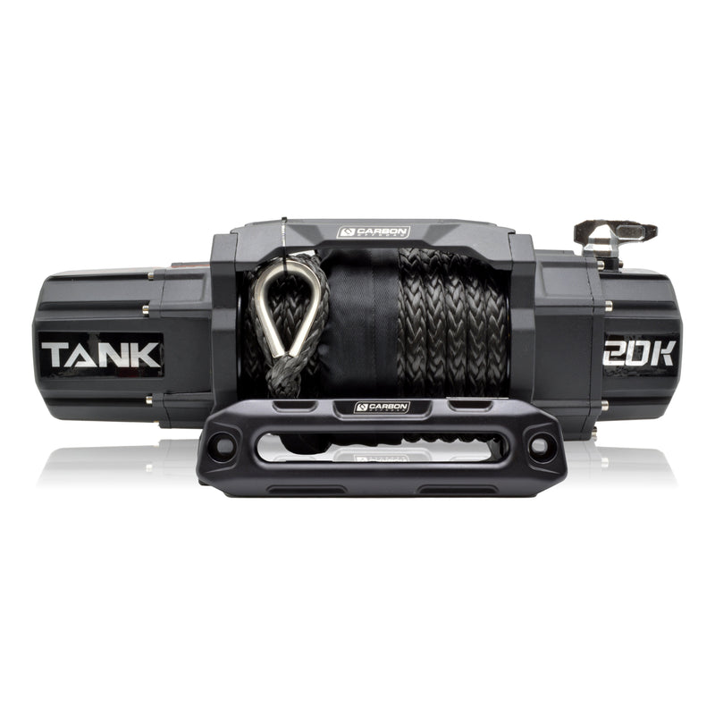 Load image into Gallery viewer, Carbon Tank 20000lb Truck Winch Kit IP68 12V - CW-TK20 5
