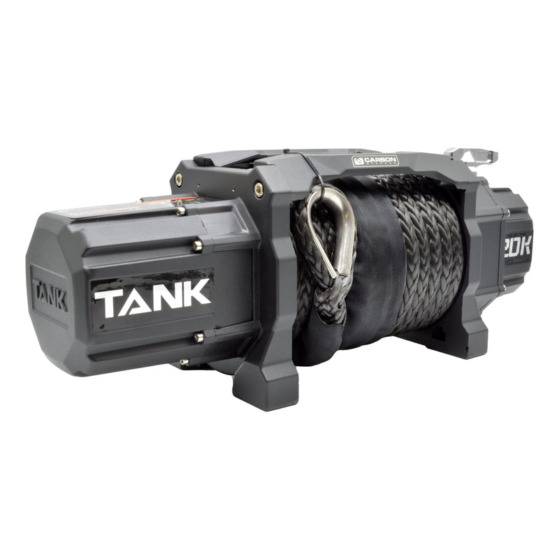 Load image into Gallery viewer, Carbon Tank 20000lb Truck Winch Kit IP68 12V - CW-TK20 6
