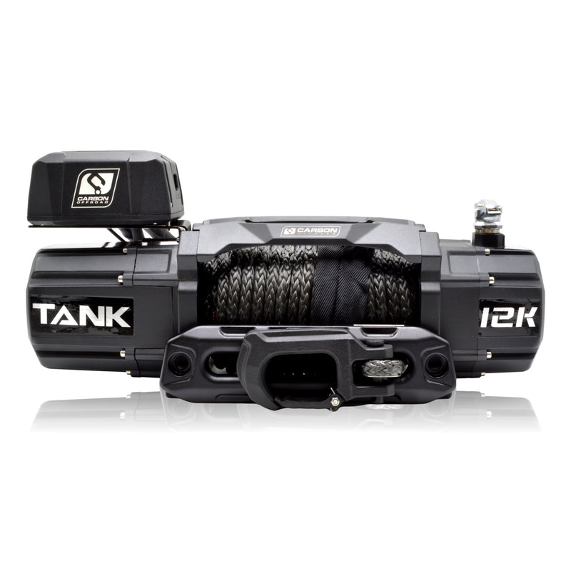 Load image into Gallery viewer, Carbon Tank 12000lb 4x4 Winch Kit IP68 12V - CW-TK12 5

