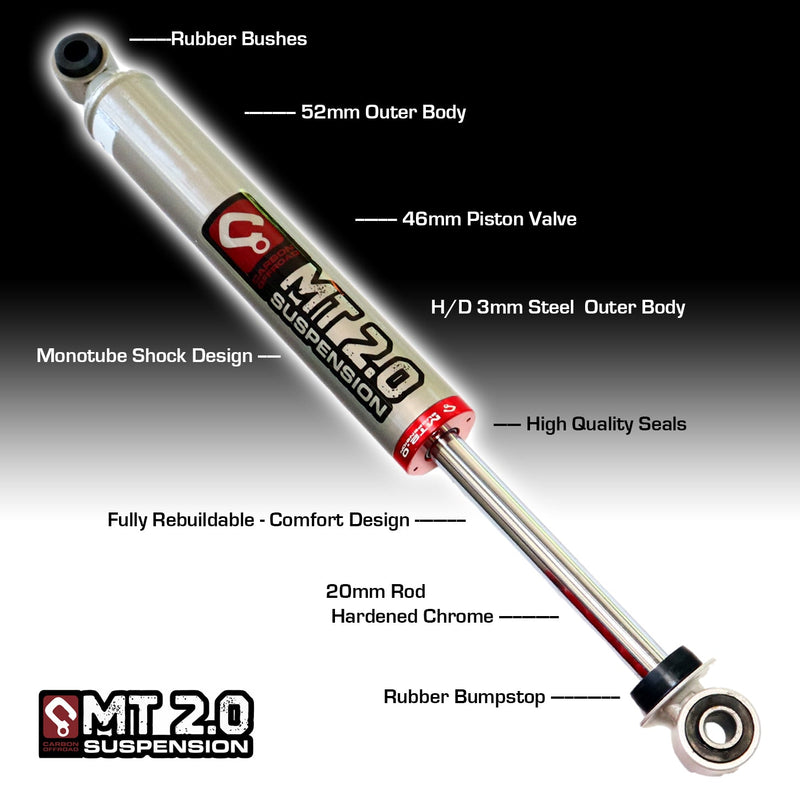 Load image into Gallery viewer, MT2.0 Jeep Wrangler JT Shock Kit 3-5 Inch - MT20-Jeep-Wrang-JT-3-5 6
