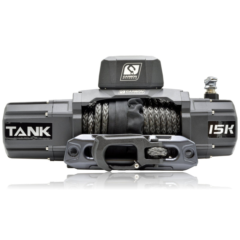 Load image into Gallery viewer, Carbon Tank 15000lb Large 4x4 Winch Kit IP68 12V - CW-TK15 1
