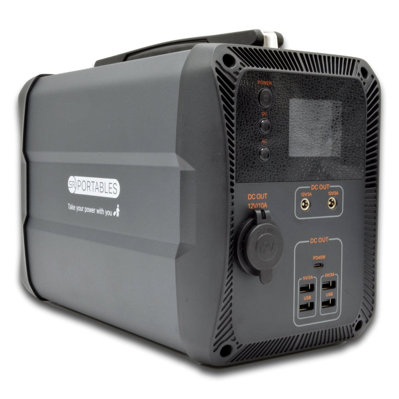 Load image into Gallery viewer, SR Portables Cleo 400wh 33ah Portable Lithium Solar Generator Plus 100w Solar Panel - Starlink Compatible - CLEO-100W 13
