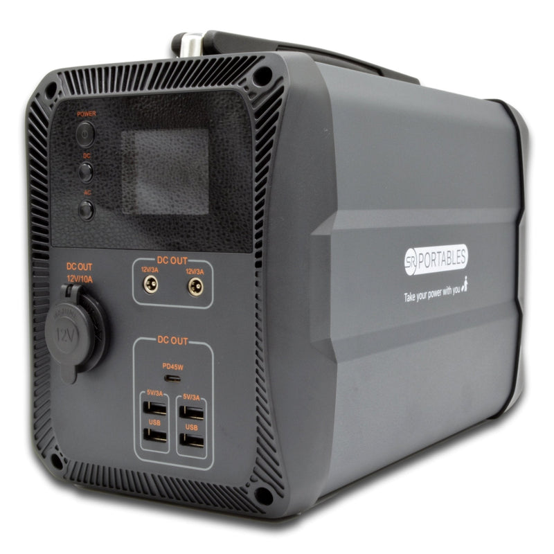 Load image into Gallery viewer, SR Portables Cleo 400wh 33ah Portable Lithium Solar Generator Plus 200w Solar Panel - Starlink Compatible - CLEO-200W 6
