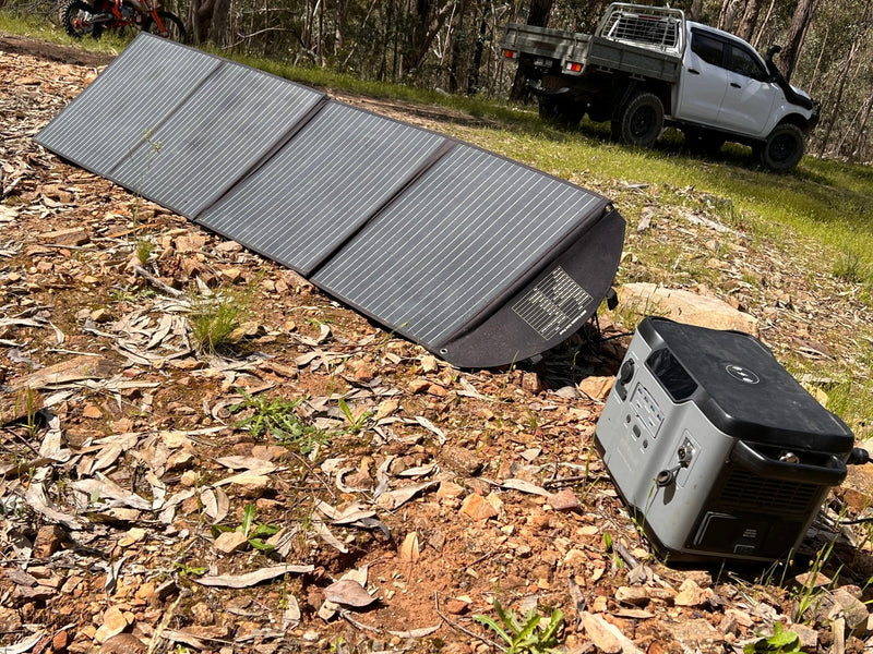 Load image into Gallery viewer, SR Portables Minotaur 1395wh 116ah Portable Lithium Battery Solar Generator / UPS Plus 200w Solar Panel - MINO-200W 1
